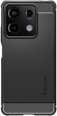 Spigen Rugged Armor Coperta din spate Plastic 2mm Rezistent Negru (Redmi Note 13 5G)