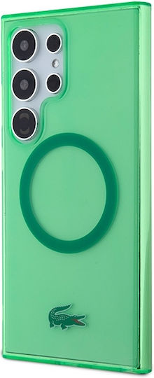Lacoste Back Cover Πλαστικό Πράσινο (Galaxy S24 Ultra)