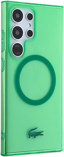 Lacoste Back Cover Πλαστικό Πράσινο (Galaxy S24 Ultra)