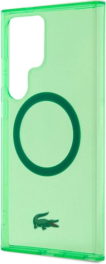 Lacoste Back Cover Πλαστικό Πράσινο (Galaxy S24 Ultra)