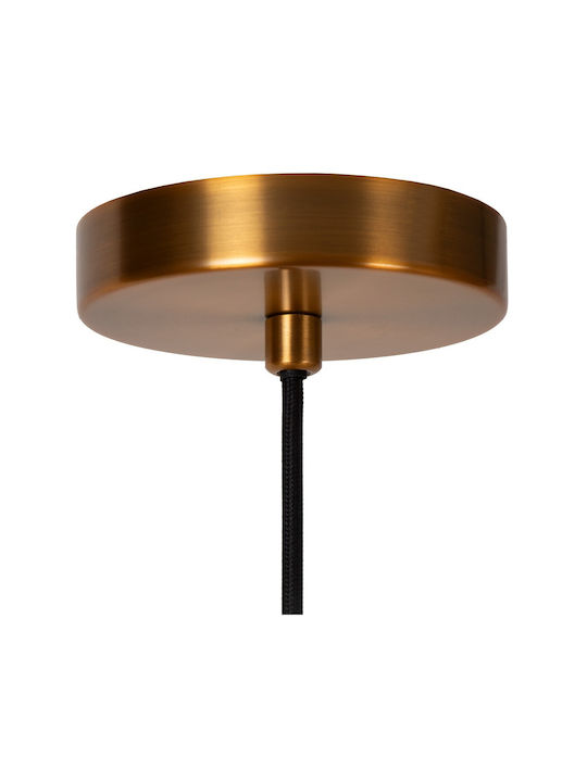 Lucide Lightning Adjustable Pendant Light Black with Socket E27 50cm