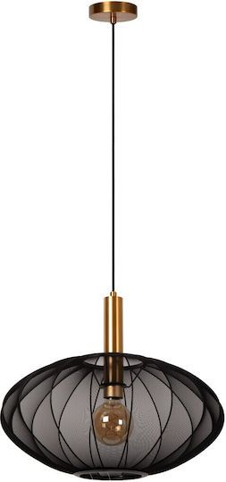 Lucide Lightning Reglabil Lustră Negru cu Dulie E27 50cm.