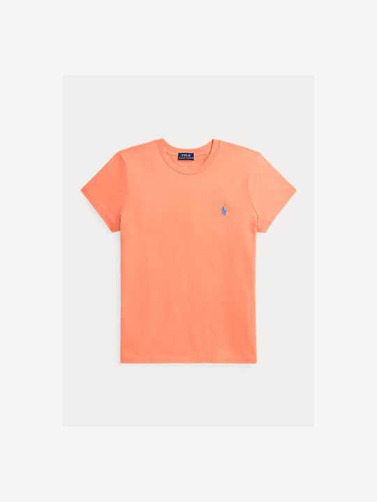 Ralph Lauren Damen Bluse Baumwoll Orange