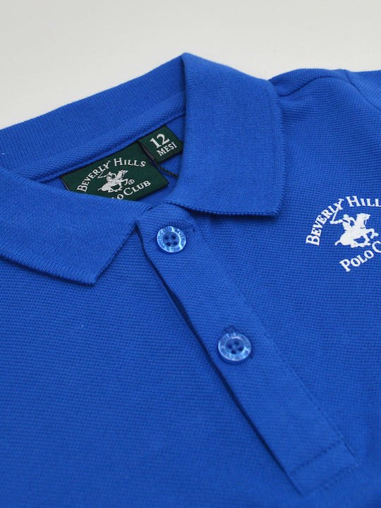 Beverly Hills Polo Club Kids Blouse Short Sleeve Blue