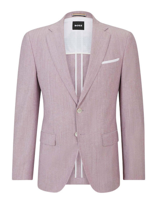 Men's Winter Suit Jacket Slim Fit Darkpink