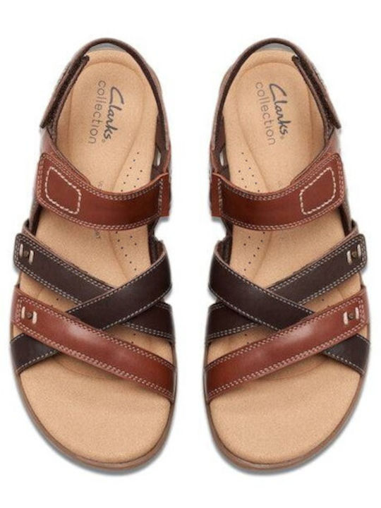 Clarks Women's Flat Sandals in Brown Color