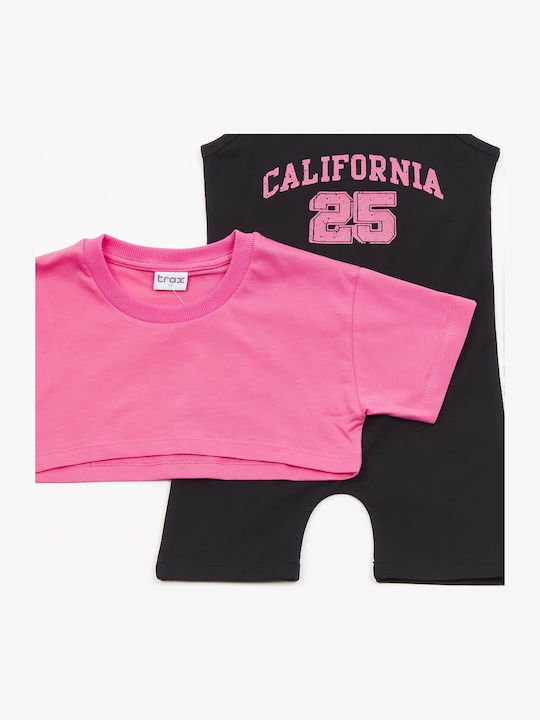 Kids' Set with Pants Summer 2pcs Black