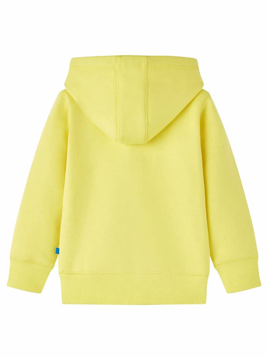 vidaXL Kids Sweatshirt Cardigan with Hood Yellow