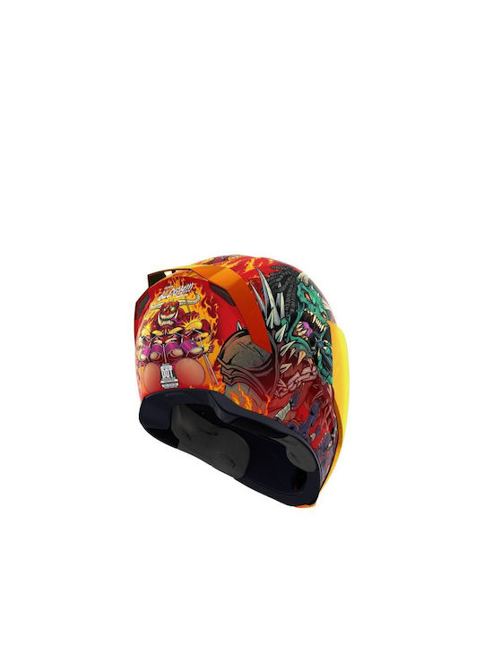 Icon Airflite Blegh Față întreagă cu Sun Visor ECE 22.06 Icon Airflite Blegh Față întreagă cu Sun Visor ECE 22.06