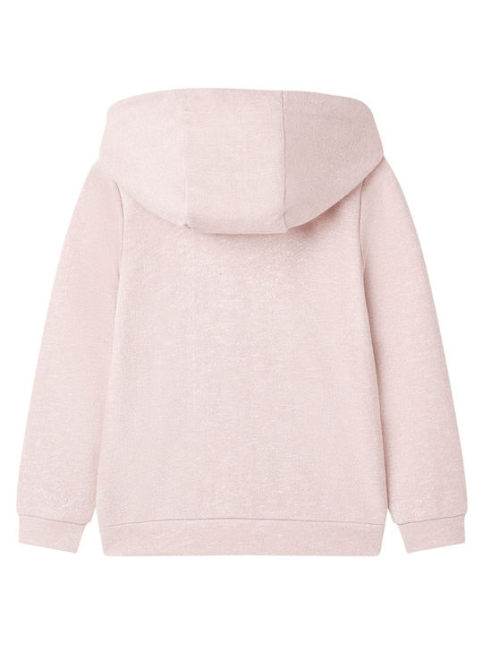 vidaXL Kids Sweatshirt Cardigan with Hood Pink