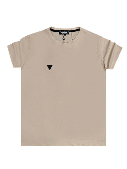 Magic Bee Herren T-Shirt Kurzarm Beige