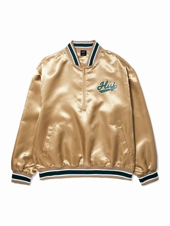 HUF Pop Fly Μπουφάν Bomber Χρυσό