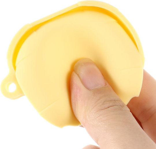 Sturzsichere Silikon-Kopfhörer-Schutzhülle mit Haken für Samsung Galaxy Buds Live / Buds2 / Buds Pro / Buds2 Pro (gelb)