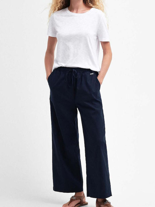 Women's Fabric Trousers Blue