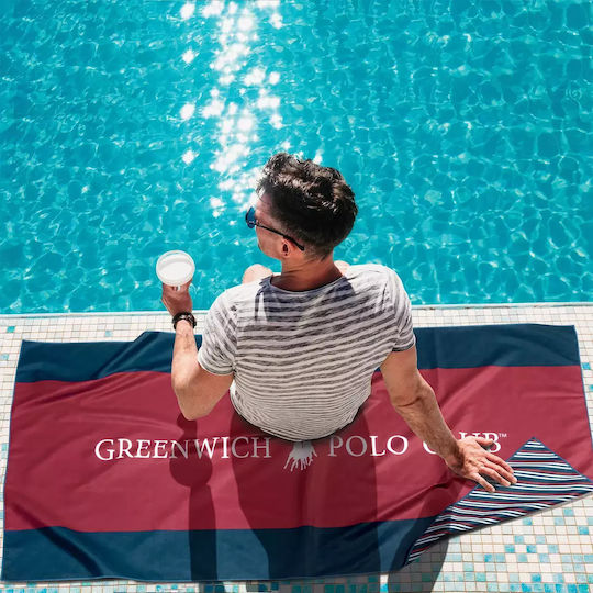 Greenwich Polo Club Microfiber Towel Body 280g/m² Red 170x80cm