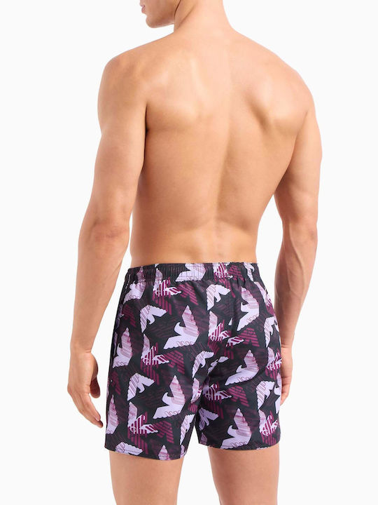 Emporio Armani Men's Swimwear Shorts Purple