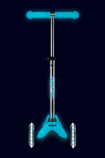 Micro Παιδικό Πατίνι Mini Deluxe Glow LED Τρίτροχο για 2-5 Ετών Glacier Aqua