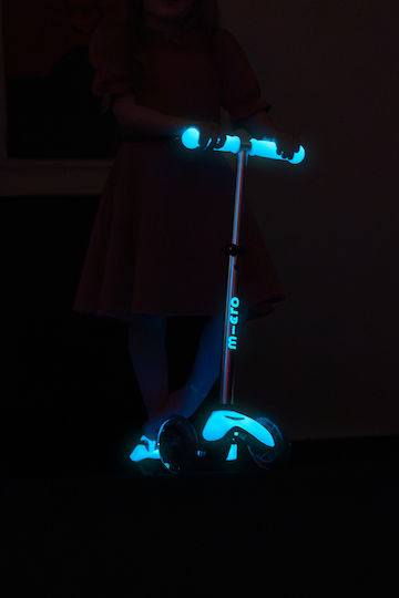 Micro Παιδικό Πατίνι Mini Deluxe Glow LED Τρίτροχο για 2-5 Ετών Glacier Aqua