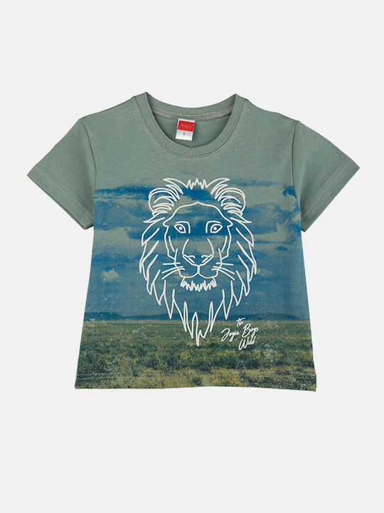 Joyce Παιδικό Σετ με Σορτς Χακί 2τμχ