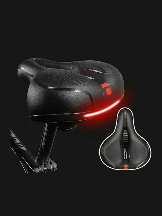 ATL White Bicycle Saddle