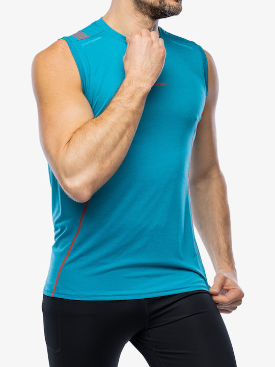 Tracer Sportliches T-Shirt Tropic Blue