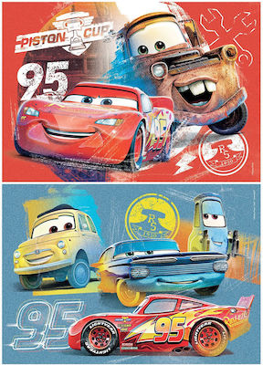 Clementoni Kids Puzzle Super Color Disney Cars 2x20 Pieces.