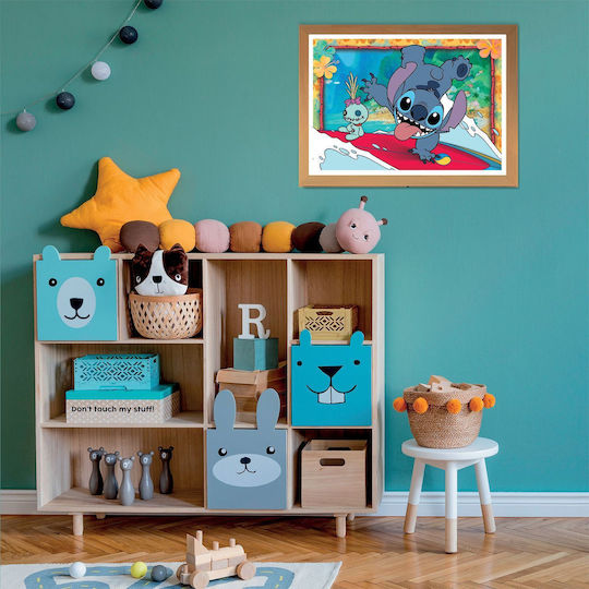 Clementoni Παιδικό Παζλ Super Color Disney Stitch 2x20 Τμχ.