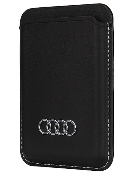 Audi Kunstleder Brieftasche Kartenschlitz Schwarz Magsafe Au-msch-q3/d1-bk