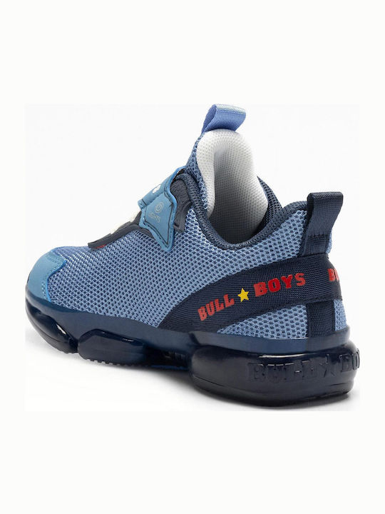 Kids Sneakers with Scratch & Lights Blue