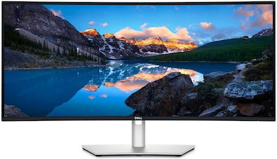 Dell UltraSharp Ultrawide IPS Gebogen Monitor 34" QHD 3440x1440 mit Reaktionszeit 5ms GTG