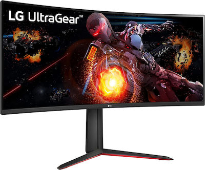 LG 34GP63AP-B Ultrawide VA HDR Curved Gaming Monitor 34" QHD 3440x1440 160Hz με Χρόνο Απόκρισης 5ms GTG