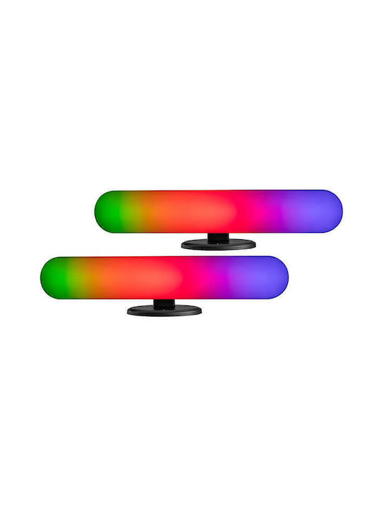 Tracer Decorativă Lampă cu Iluminare RGB LED Negru