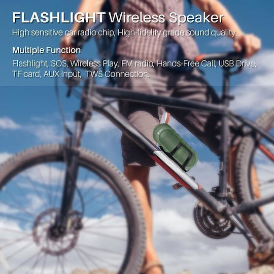 New Rixing Bluetooth Portable Speaker 3W with Radio and Battery Life up to 5 Hours Black NR-3025L