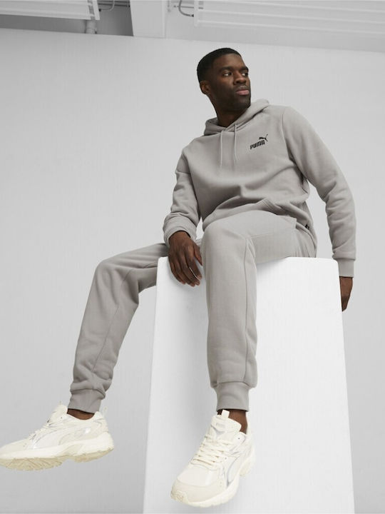 Puma Feel Good Hooded Sweat Σετ Φόρμας Γκρι