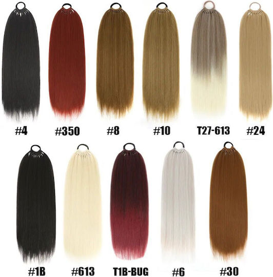 Synthetic Hair Ponytail Elastic Straight Number 30 Copper Colour