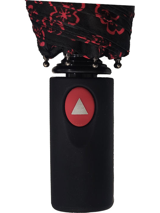 Windproof Automatic Umbrella Compact Red