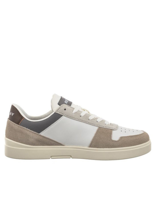 Replay Casual Sneakers White Beige