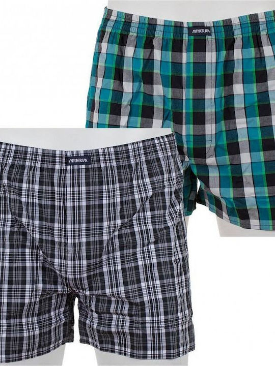 Minerva Men's Boxers Colorful 2Pack