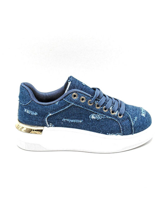 Super Mode Sneakers Blue Jean