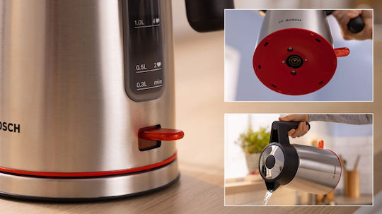 Bosch MyMoment Електрическа Кана 1.7л 2400W Сребриста