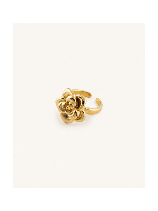 StanStefan Women's Ring from Steel Gold Plated