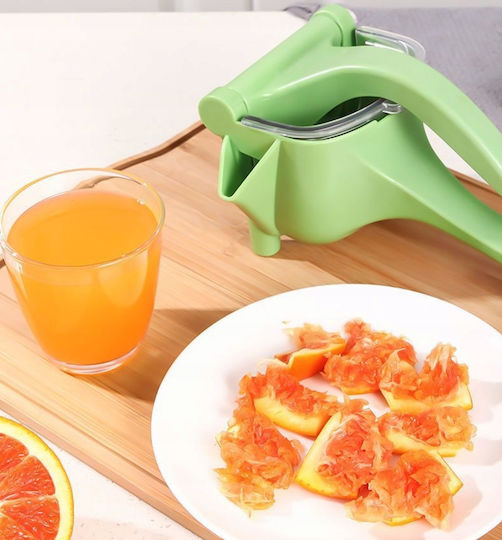 Handpresse Orange aus Kunststoff in Gelb Farbe