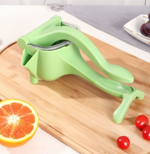 Handpresse Orange aus Kunststoff in Gelb Farbe