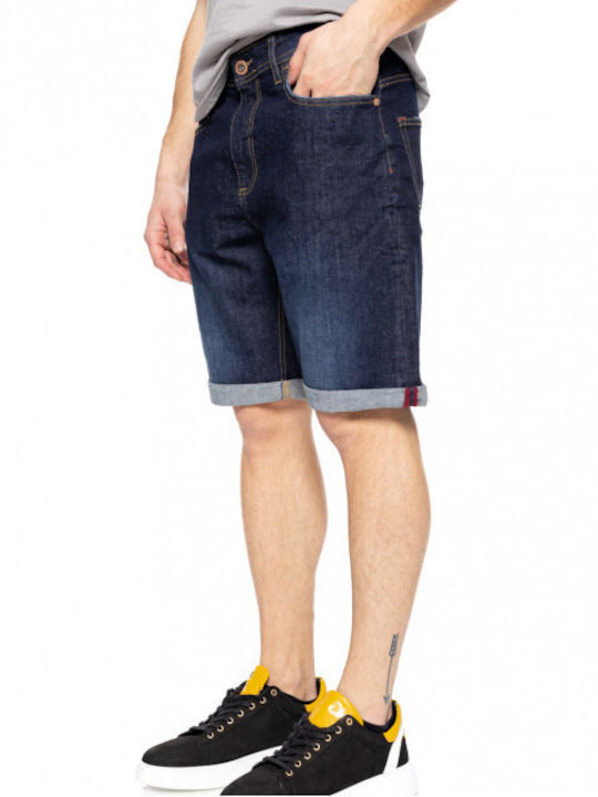 Biston Herrenshorts Jeans Blau