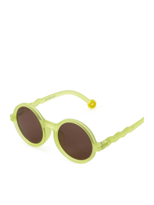 Olivio & Co. Παιδικά Γυαλιά Ηλίου Στρογγυλά Citrus Garden-lime Green 5-12 Ετών (έως 2 Άτοκες Δόσεις)