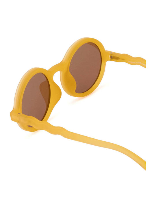 Olivio & Co. Children's Sunglasses Round Citrus Garden-citrus Yellow 5-12 Years (up to 2 doses)