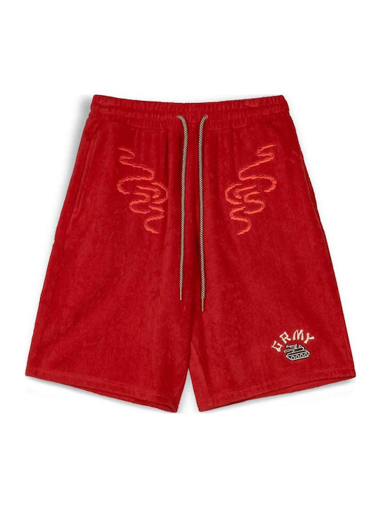 Sportliche Herrenshorts Red