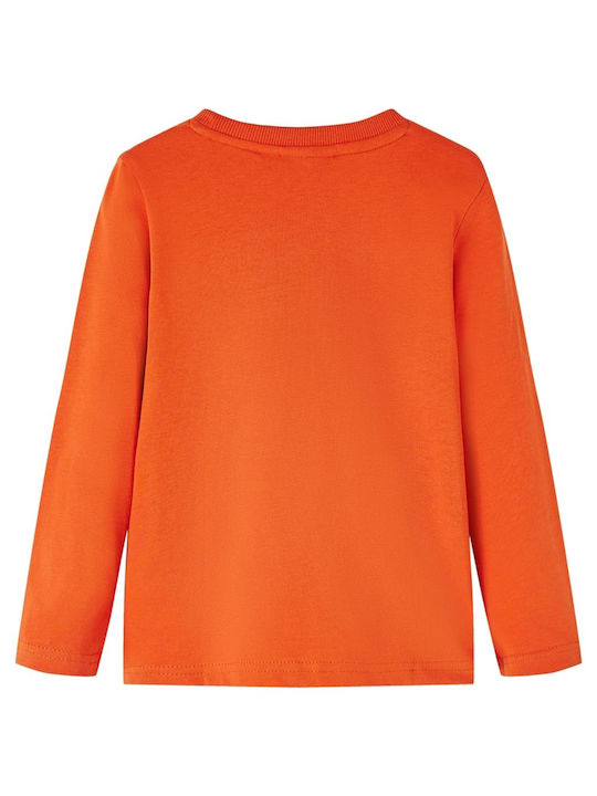 vidaXL Kids Blouse Long Sleeve orange