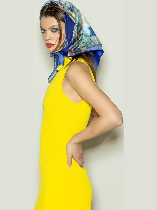 Desigual Christian Lacroix Women's Scarf Blue Desigual Christian Lacroix Women's Scarf Blue
