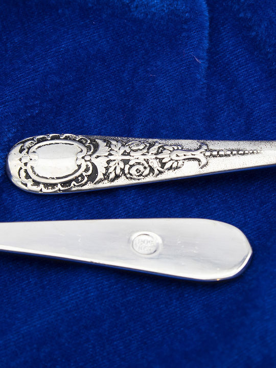 Savvas Design Löffelset Abendessen Metall Silber 15cm 5Stück